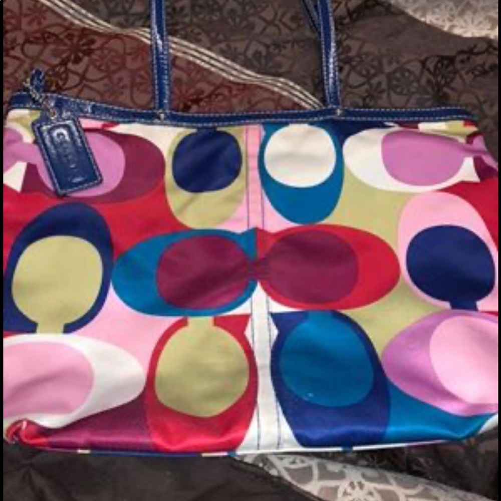 Multi colored Coach bag - Picture 4 of 6
